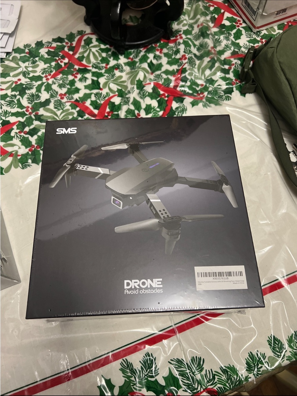 Foldable Camera Drone - Black Myshle SMS Drone Foldable Drones with 4K HD Camera
